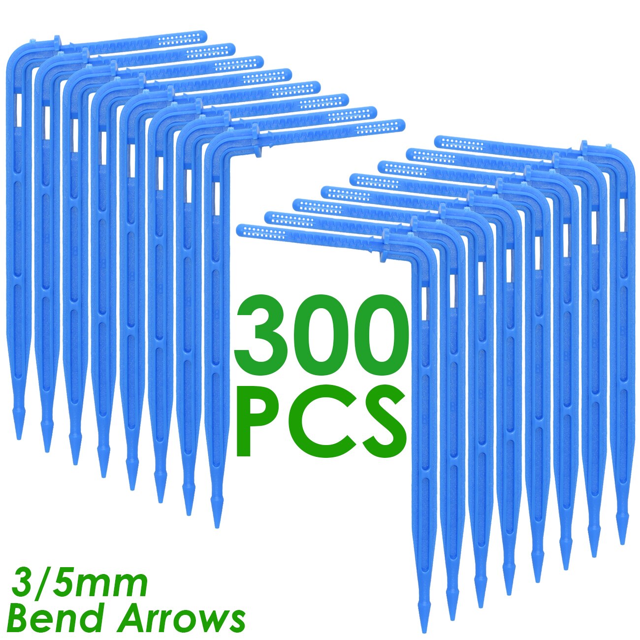 SPRYCLE 10-120M 3/5mm PVC Schlauch Micro Drip Bewässerung System w/ Puncher 1/8&#39;&#39; Garten schläuche Rohr Pfeil Tropf Pflanzen Gewächshaus: SPL11-038-300PCS