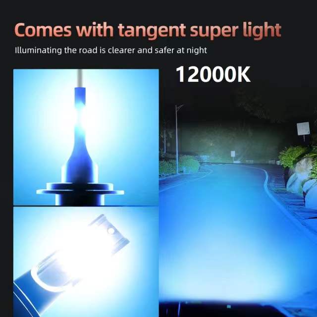 2 Stuks H3 Led Koplamp Lamp Led H3 Auto Licht Mistlampen1: 1 Size Replica Vervanging Halogeenlamp 80W 12V 24V Auto Lamp: Blauw