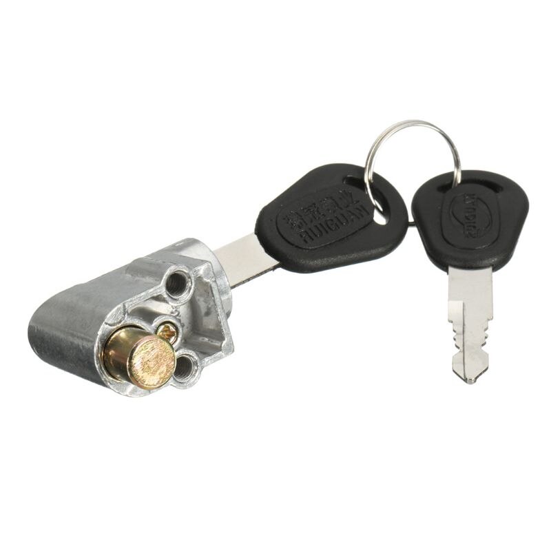 E-sykkel motorsykkel scooter batterilås lås sylinder sylinder  + 2 pckey nøkkel de