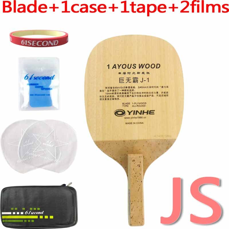 Originele Yinhe Melkweg J-1 J1 J 1 Een Laag Ayous Tafeltennis Pingpong Blade Japanse Penhold: JS with FM case