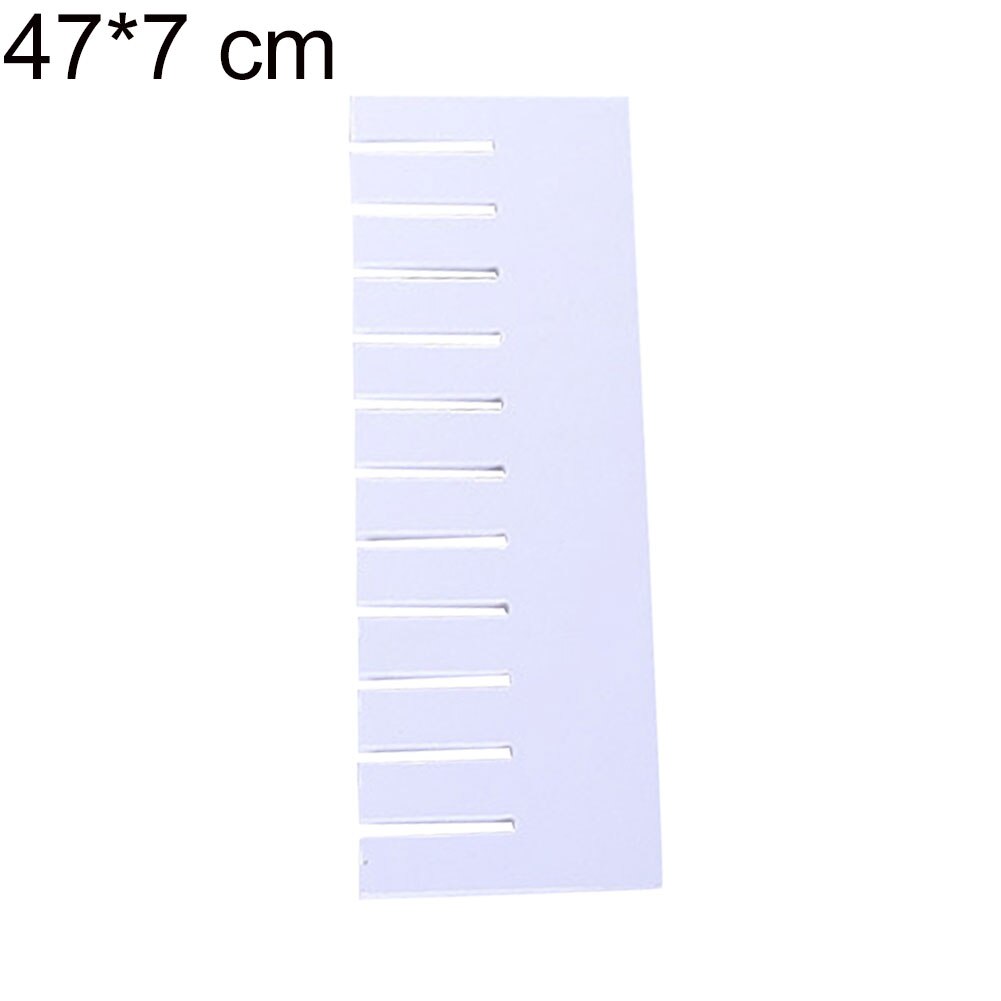 Skuffe klapper skillevæg skilleplade skab gør-det-selv gitter opbevaring organizer: 47 x 7cm
