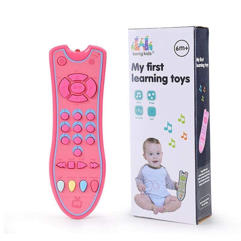 Children Toys For 6 Months+ Baby Colourful Remote Control Music Electric Numbers Early Educational Toy