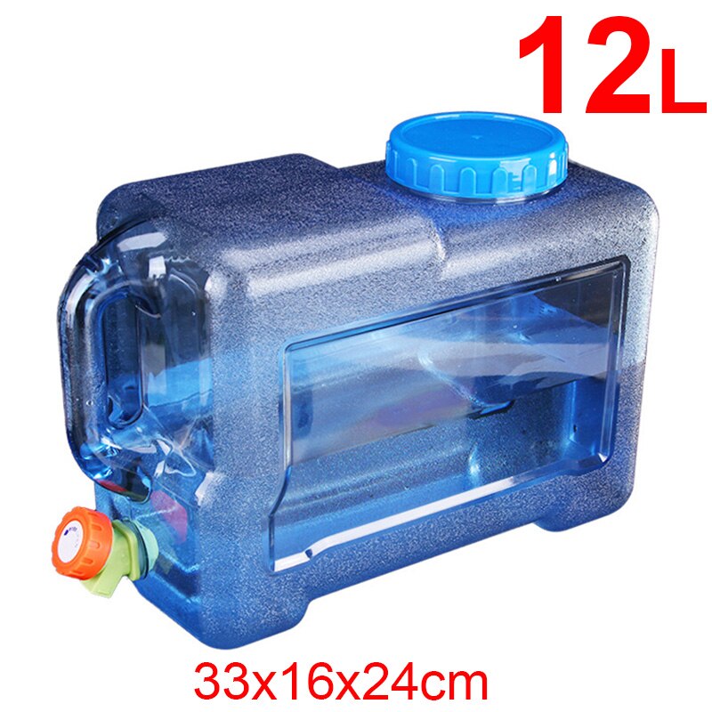 UPORS Portable Water Storage Containers with Faucet Large Water Bucket Jug Tank for Camping Outdoor Hiking BPA-Free: 12L