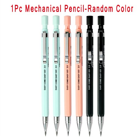 2.0mm Candy Color Mechanical Pencil Drawing Writing 2B Propelling Pencils for Kids Girl School Supplies Learning Stationery: 01