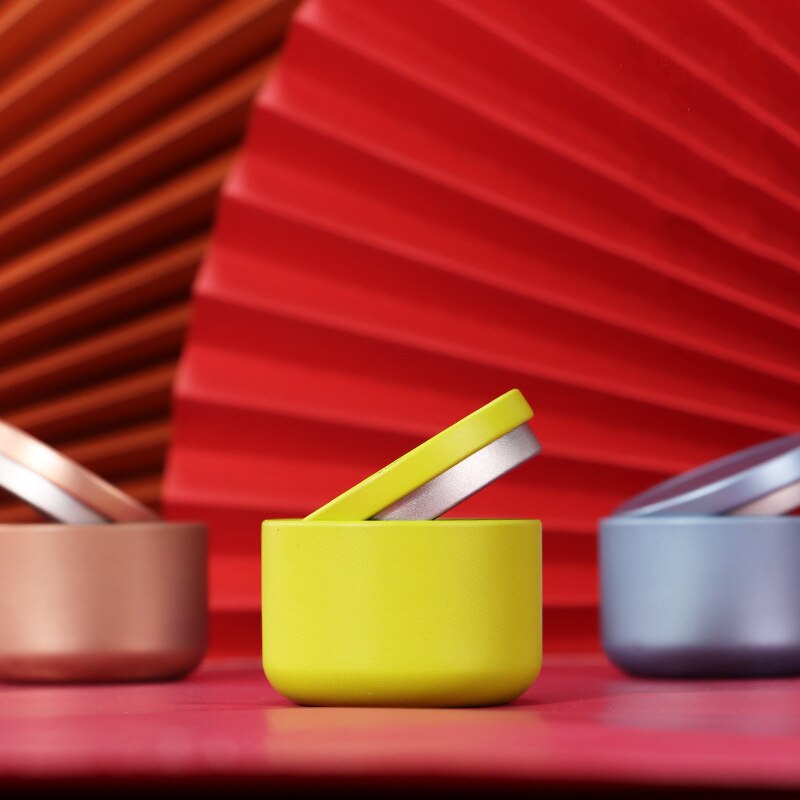 Trumpet Black Tea Small Tea Cans Tin Box Portable Flower Tea Packaging Sealed Cans Metal Mini Tea Can Travel Cookie Jar