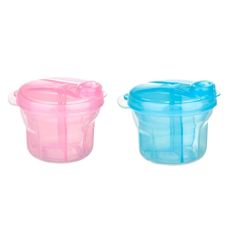 3Grids Rotating Dispenser Baby Milk Powder Organizer Formula Dispenser Container