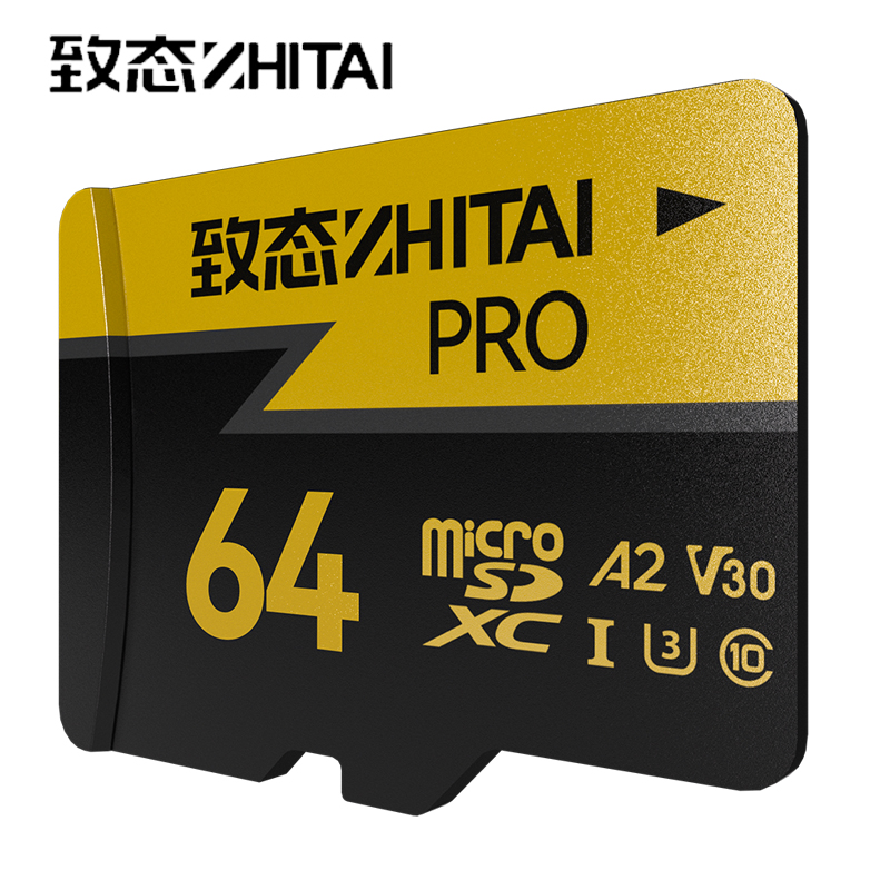 ZHITAI Video Micro SD Card TF/SD 128GB Memory Card 170M/s A2 V30 U3 4K Class 10 UHS-I TF Card Flash Card Storage Card For Phone