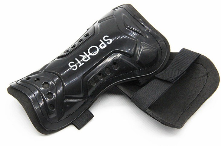Voetbal gear Leggings board bandage ingevoegd in kinderen en volwassenen in kalf ondersteuning training game board: black