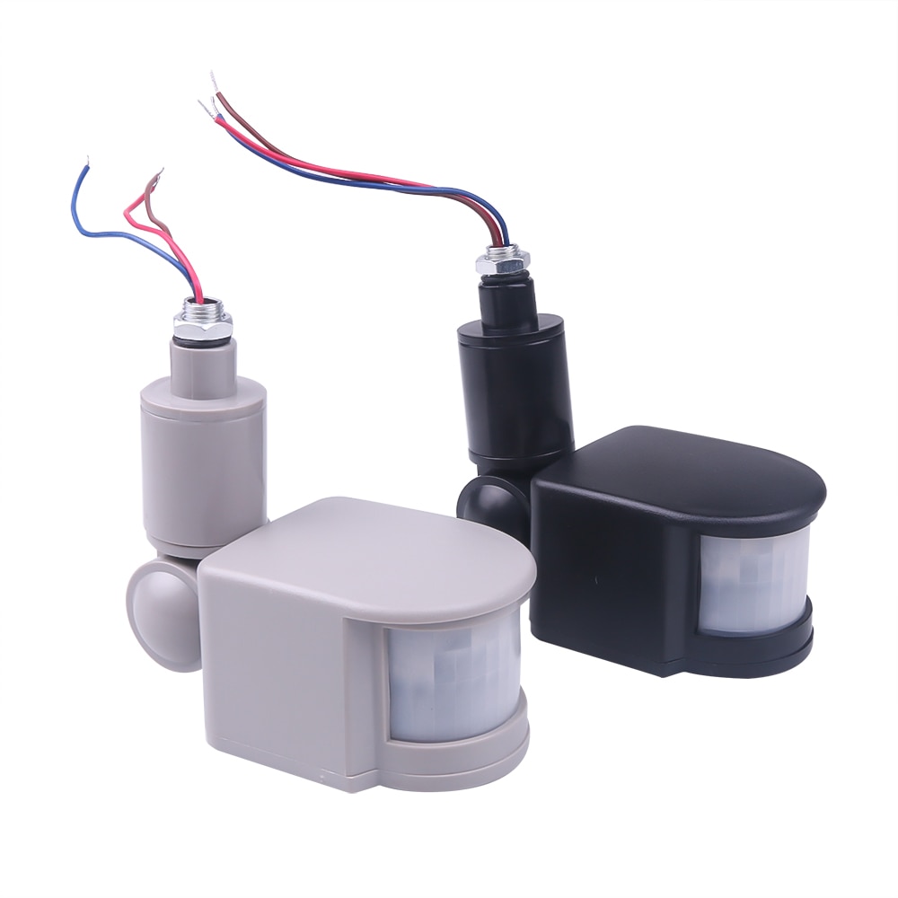 Light Switch Motion Sensor Outdoor AC 12V 220V 8M Automatic Infrared PIR Motion Sensor Switch for LED Light