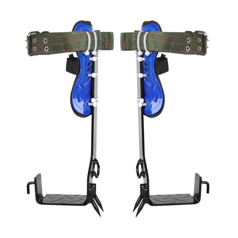 Helangel Griffe D'Élagage Professionnelle – Kit Complet Pointes D'Escalade D'Arbre Avec Harnais 5 Points, Ceintures Réglables Et Gants Antidérapants