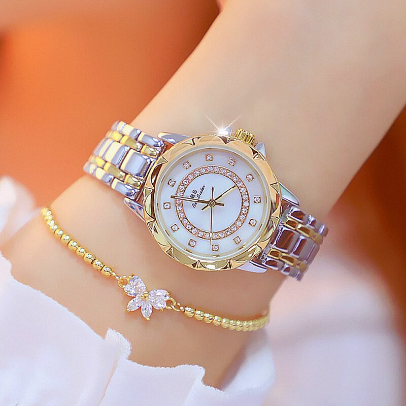 Luxury Brand 2022 Diamond Women Watch Rhinestone Ladies Watches Rose Gold Clock Wrist Watches For Women relogio feminino