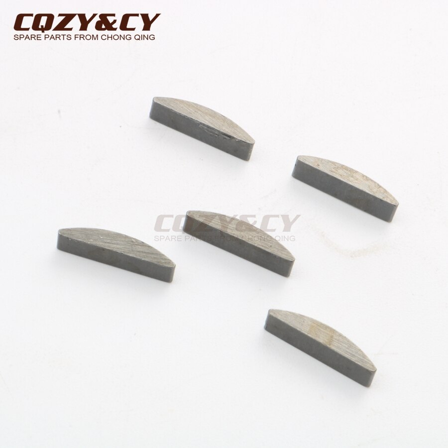 5PC KRUKAS WOODRUFF SLEUTEL 13X2.5X3MM voor Kymco Agility 50 Basic Carry Stad MMC Een RS Naked Bet & Win CX Calypso 50cc 4-takt