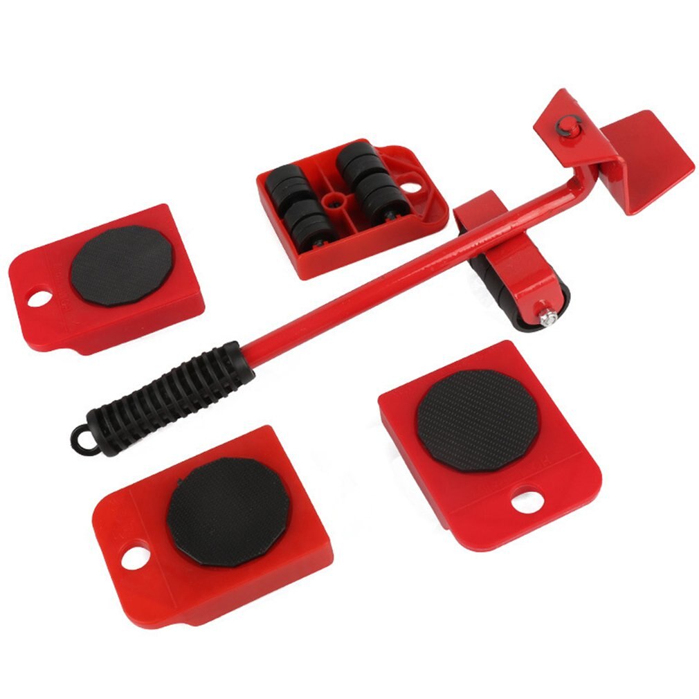 Kit de déplacement de meubles pratique, ensemble de cinq pièces pour déplacer des objets lourds, outil de quincaillerie pratique