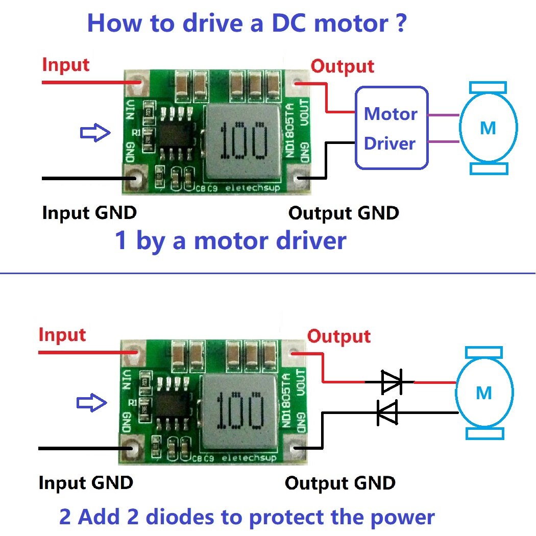 Mini-Size 5a Dc-Dc Gereglementeerde Buck Converter Module 4.5V-18V Naar 3V 3.3V 3.7V 4.2v5v 6V