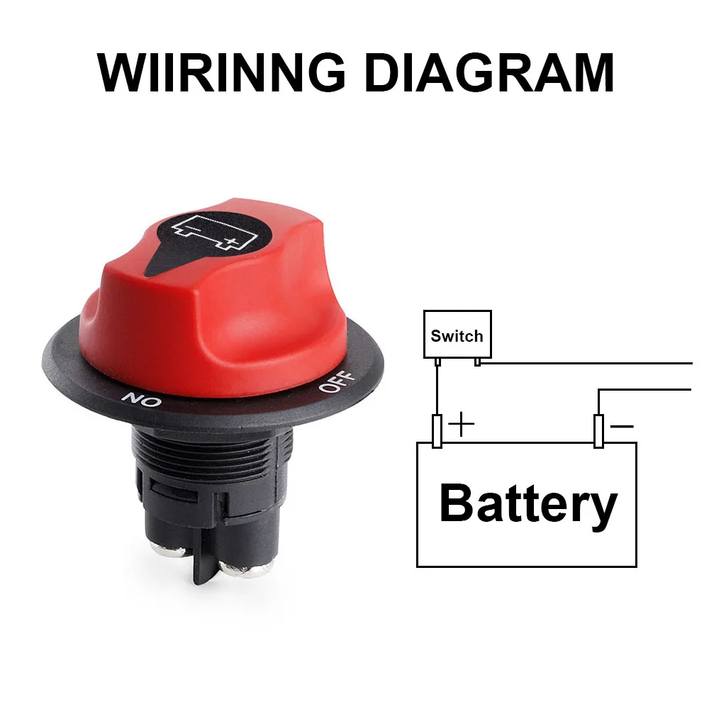 Car Switches Relays 50A 100A 200A 300A 12V Car Battery Disconnect Switchs Cut Off Isolator Switch For RV Motorcycle Truck