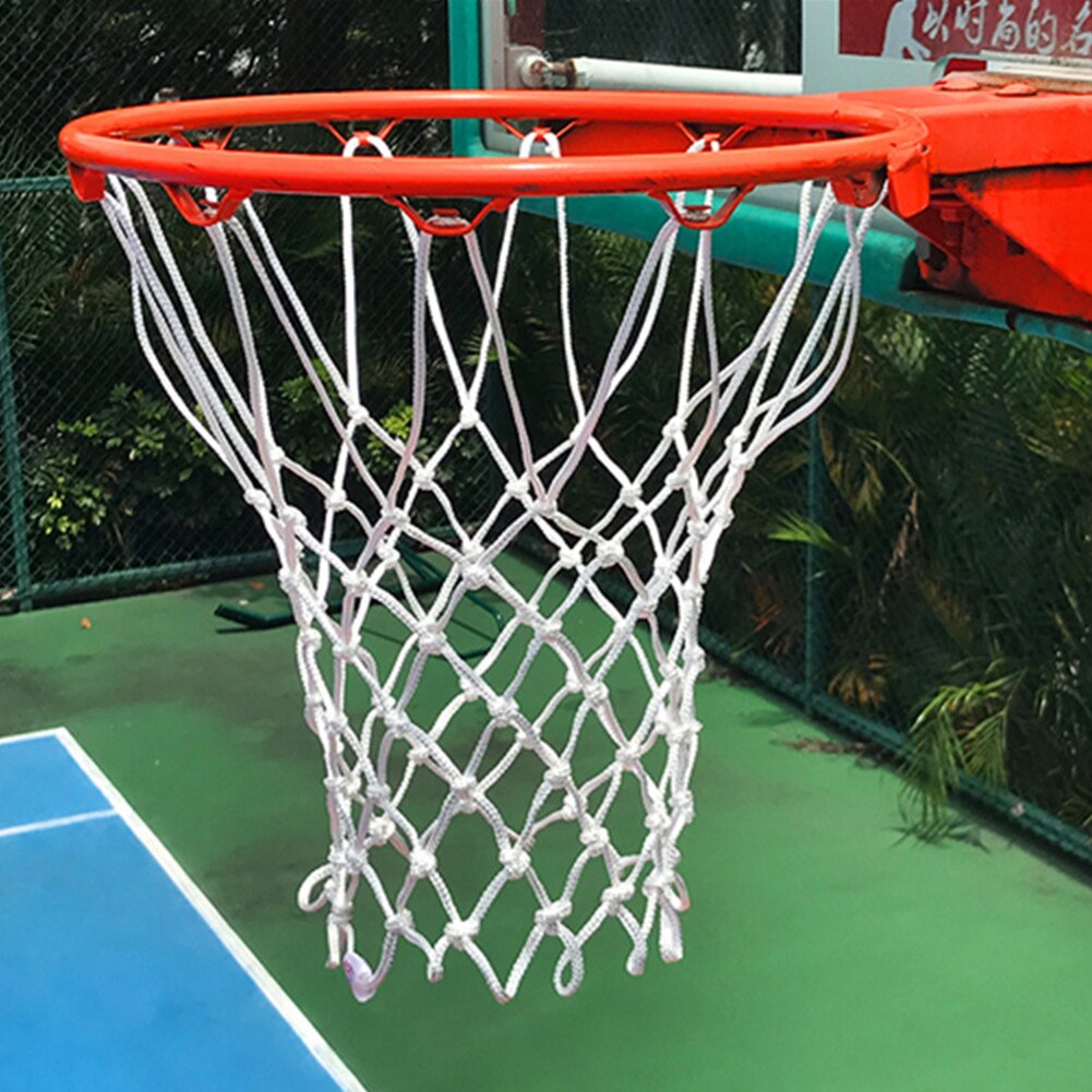 Sports Basketball Hoop Ring Nylon Net Outdoor Backboard Goal Rim Lengthened Mesh Replacement Nylon Basketball Rim