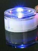 Waterdichte Led Zonne-energie Weg Stud Licht Reflecterende Grond Waarschuwing Lamp: blue Constant on