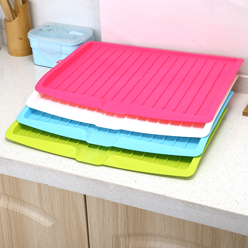 Drain Rack Kitchen Plastic Dish Drainer Tray Large Sink Drying Rack Worktop Organizer drying rack for dishes