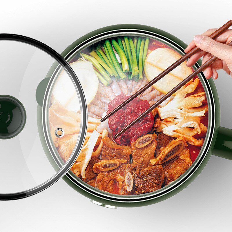 1.5L 220V EU Mini Multifunction Electric Cooking Machine Single Layer Available Pot Multi Electric Rice Cooker