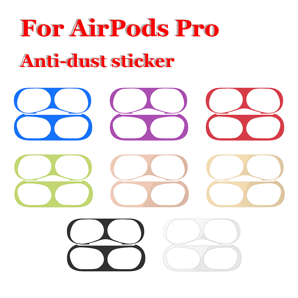 Stofdicht Sticker Guard Voor Apple Airpods Pro Oortelefoon Case Beschermende Sticker Voor Airpods Pro Leuke Patroon Sticker Accessoires