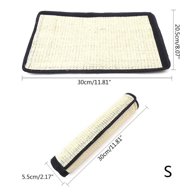 Tapis de jeu suspendu en Sisal et chanvre | Animal domestique, griffe de chaton, tapis de Protection des meubles