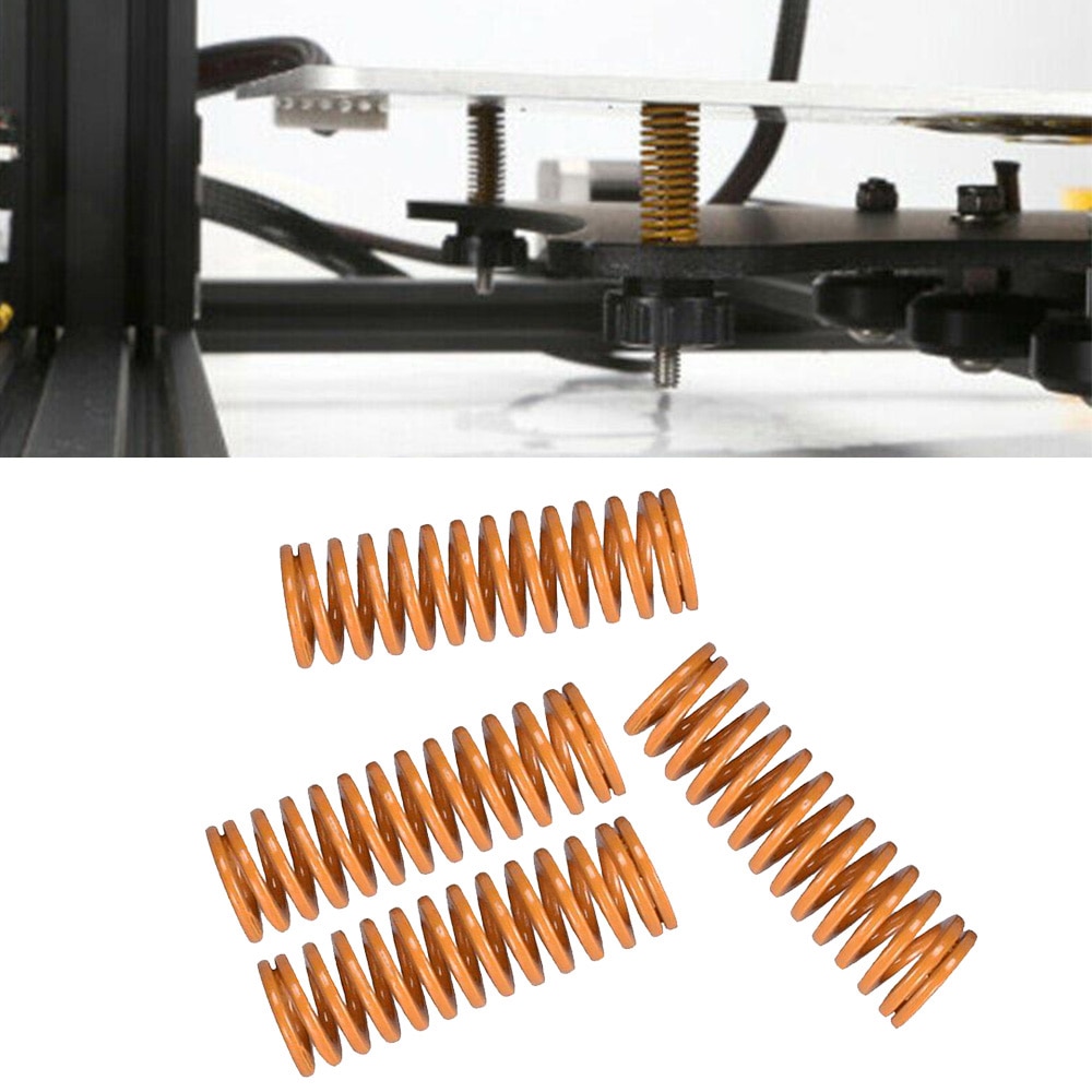 4 stk. opgraderede flade sengefjedre til creality ender 2 ender 2 ender 3 ender 3 pro creality cr -10 cr-10s cr -10s pro cr-x cr -10 mini cr -20
