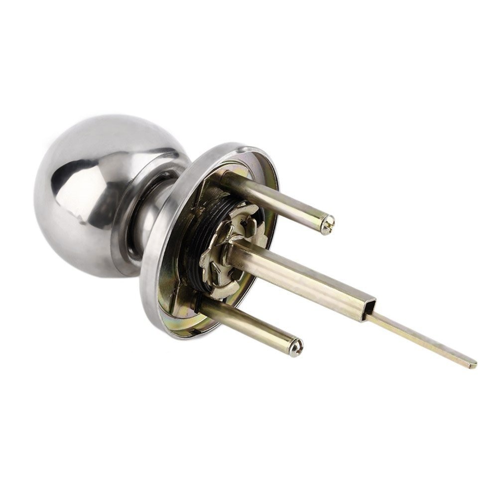 Durable Spherical Stainless Steel & Copper Material Door Handle Knob Latch Set