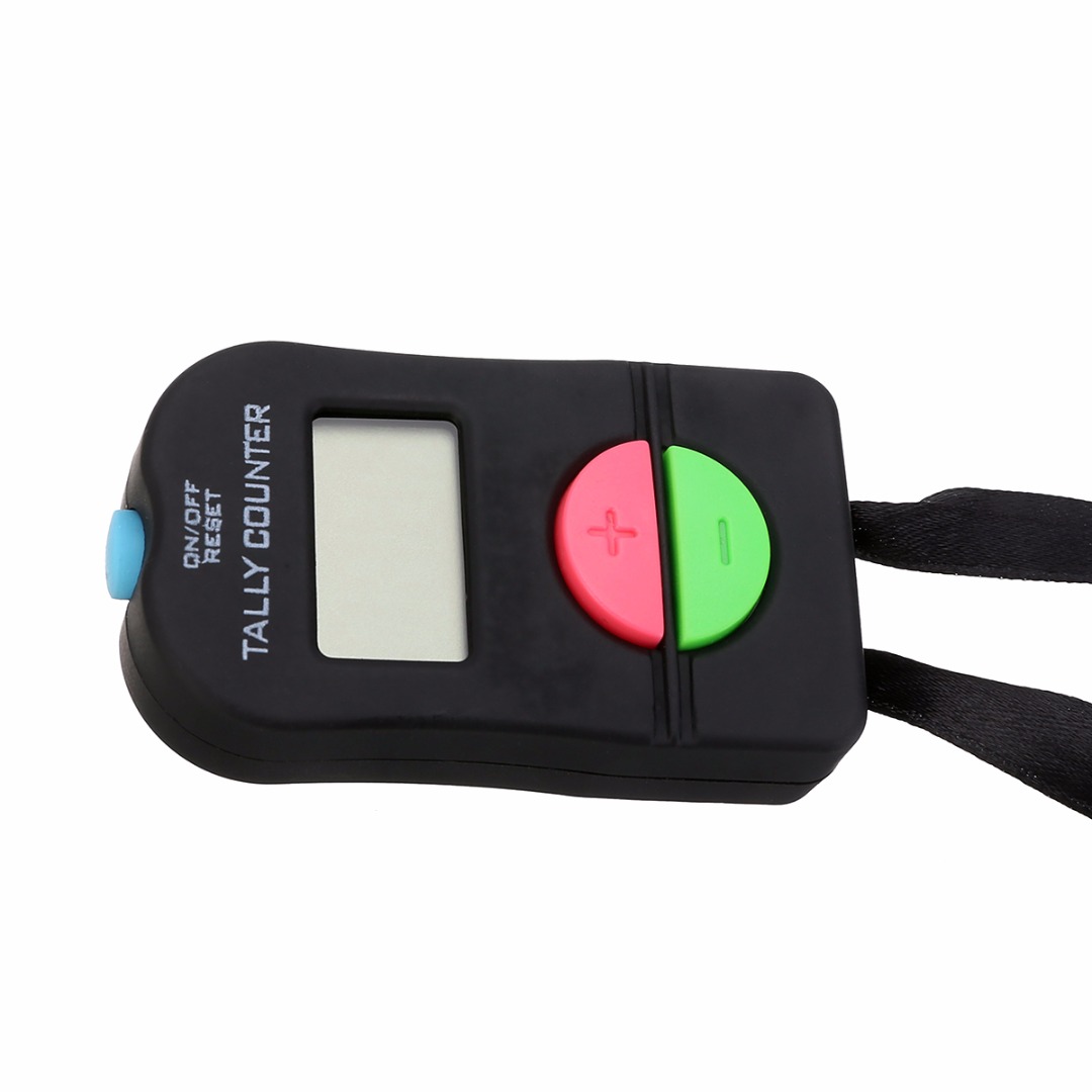Mini Portable Electronic Digital Tally Counter Manual Clicker for Calculate Sport Golf Gym Security Running