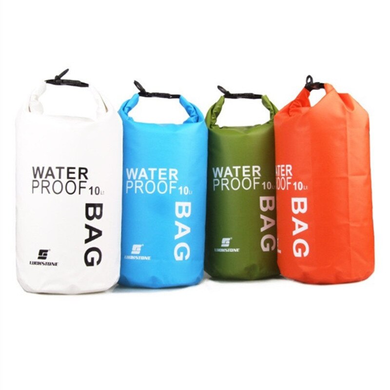 Camping Wandelen Pvc Waterzak Waterdichte Tas Camping Dry Bag Outdoor Reizen Ultralight Rafting Bag Drift Tas Waterdichte Doos 10L