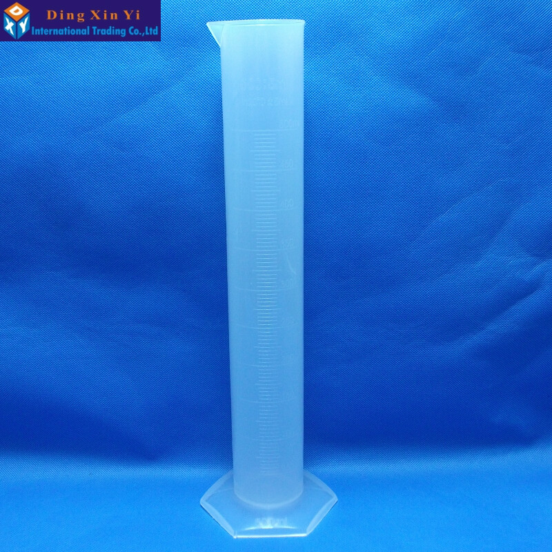 500Ml Meten Van Plastic Cilinder Afgestudeerd Cilinder Voor Lab Levert Laboratorium Cilinder