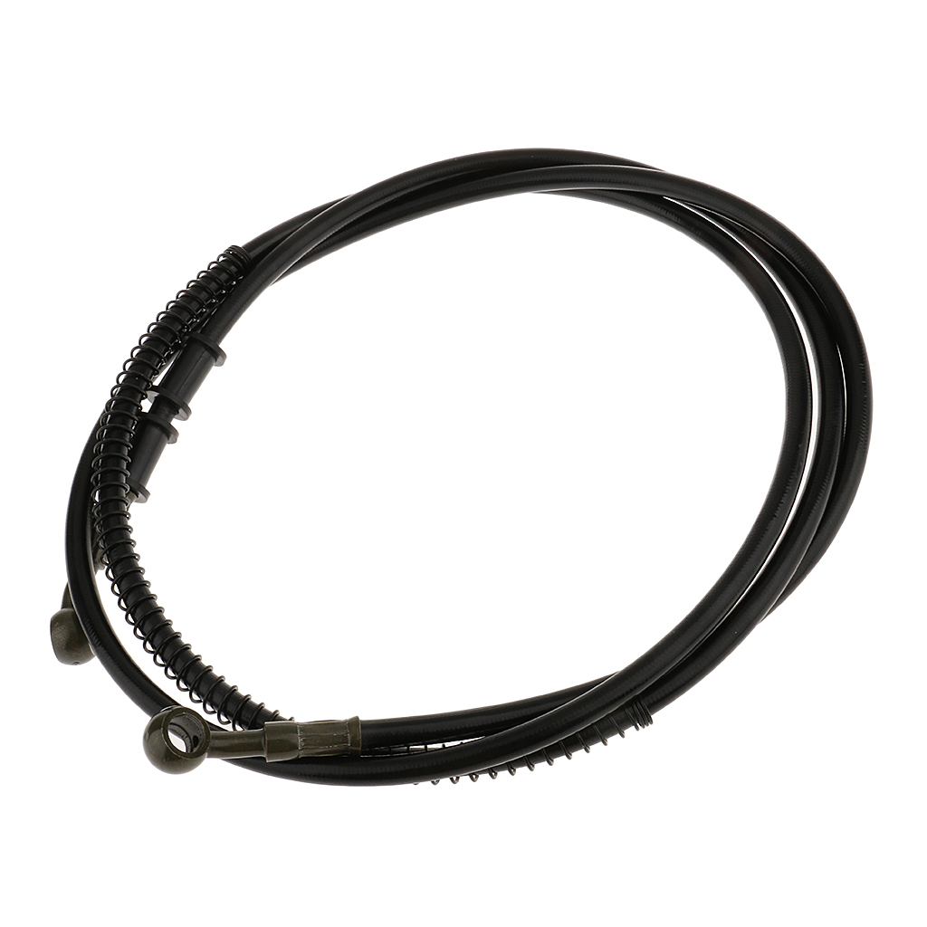 Manguera Universal de goma para freno de motocicleta, línea de embrague con resorte, 190cm