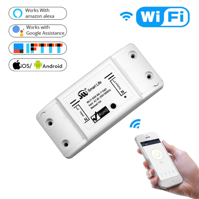 Interrupteur Sans Fil Domotique - Compatible Tuya/Smart Life - Pour Scènes Et Gradation Lampes