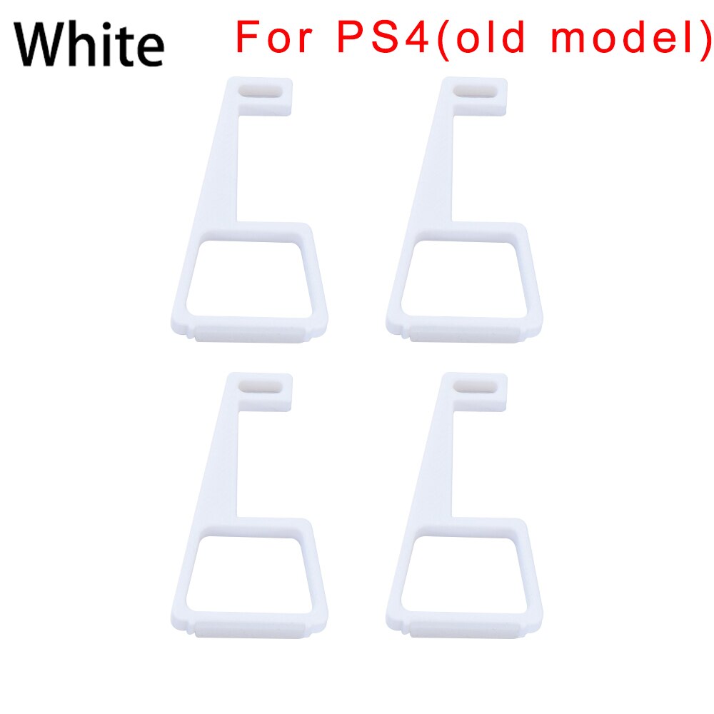 4Pc Game Console Horizontale Houder Beugel Cooling Voeten Desktop Stand Voor Sony PlayStation4 PS4 Slanke Pro Game Accessoires: white For PS4