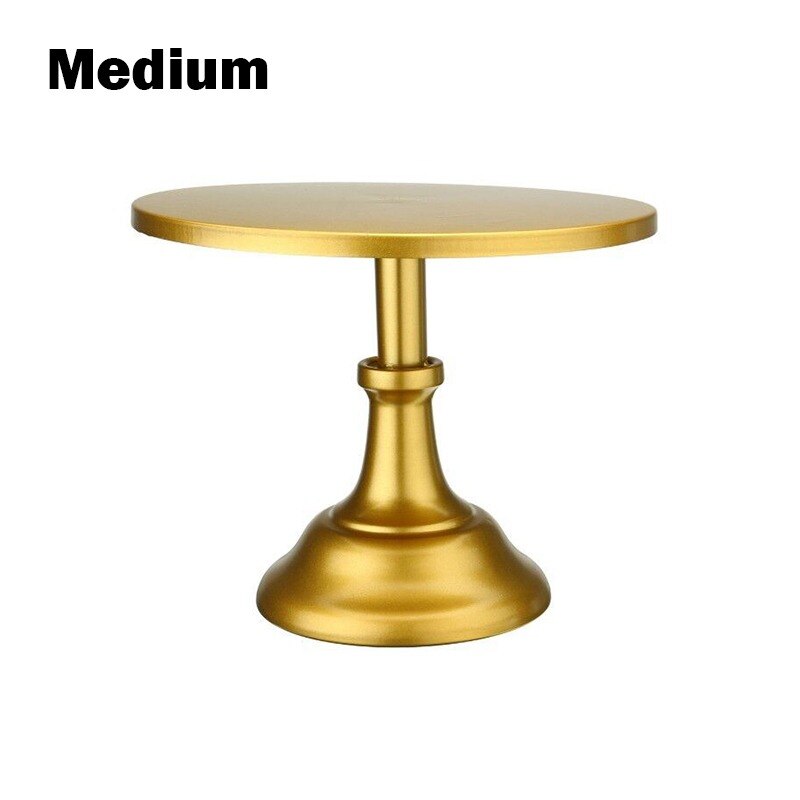 Home party display stand wedding decoration wrought iron birthday tray dessert fudge desktop afternoon tea cake stand: gold M