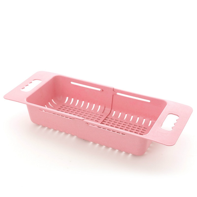 Intrekbare wastafel, afvoer rack, opslag rack, keuken, plastic kom, eetstokjes rack, huishoudelijke groente opbergrek, kom rack