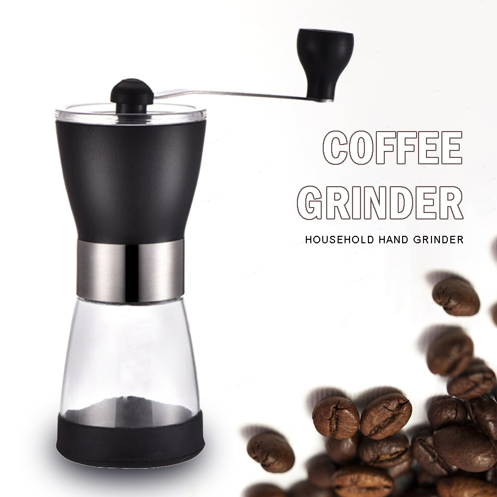 Roestvrijstalen handmatige koffiemolen draagbare bonenmolen antislip gadgets voor het maken van koffie in de keuken