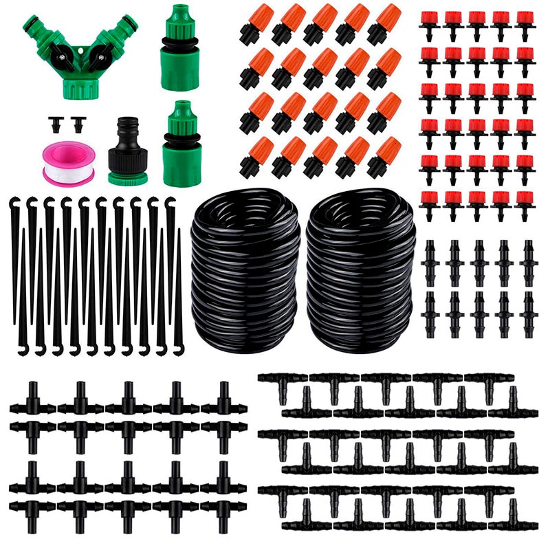 Diy Tuin Micro Drip Irrigatie Besproeiing Tuin Irrigatie Watering Kit Ingemaakte Plant Watering Systeem Water Fontein