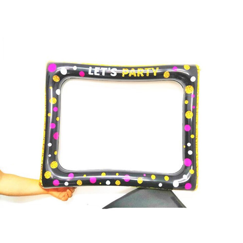 Year Photo Frame Inflatable Photo Frame Hand-held Photo Prop Photography Accessories Party Supplies