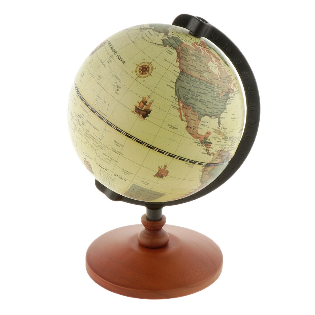 14CM World Earth Globe Map Geography Globes for Desktop Decoration Education Home Office Aid Miniatures Kids