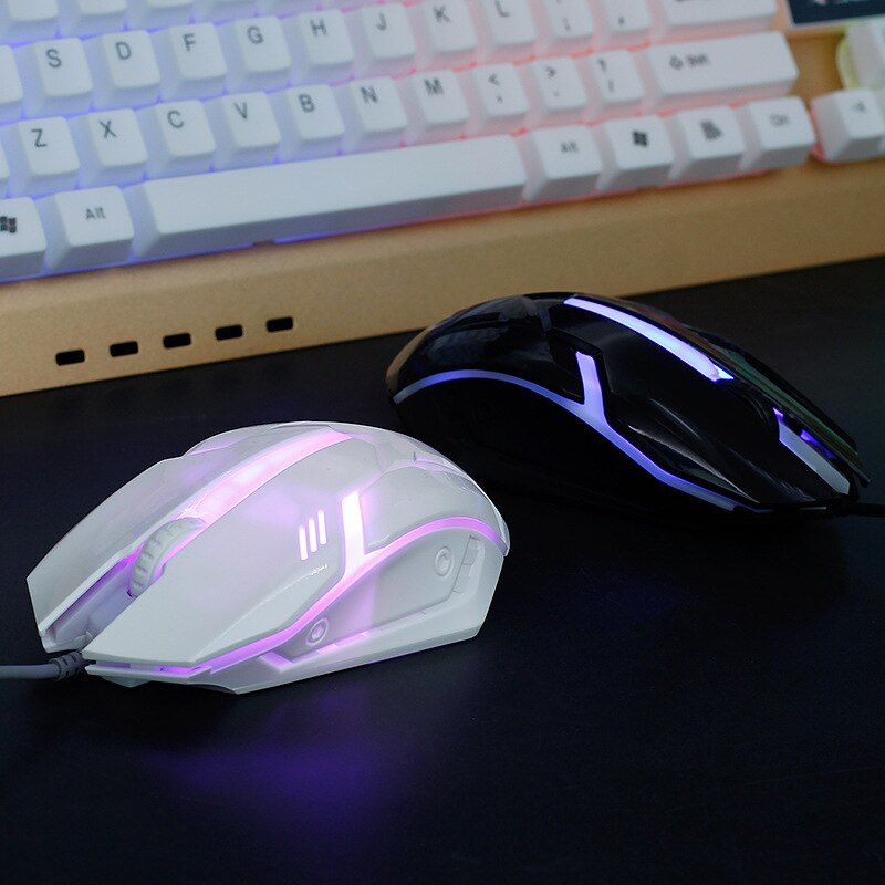 X1 Luminous Mouse USB Cable Mouse Laptop Desktop Mouse Office Games Colorful Mouse Photoelectric Mouse For PC Computer