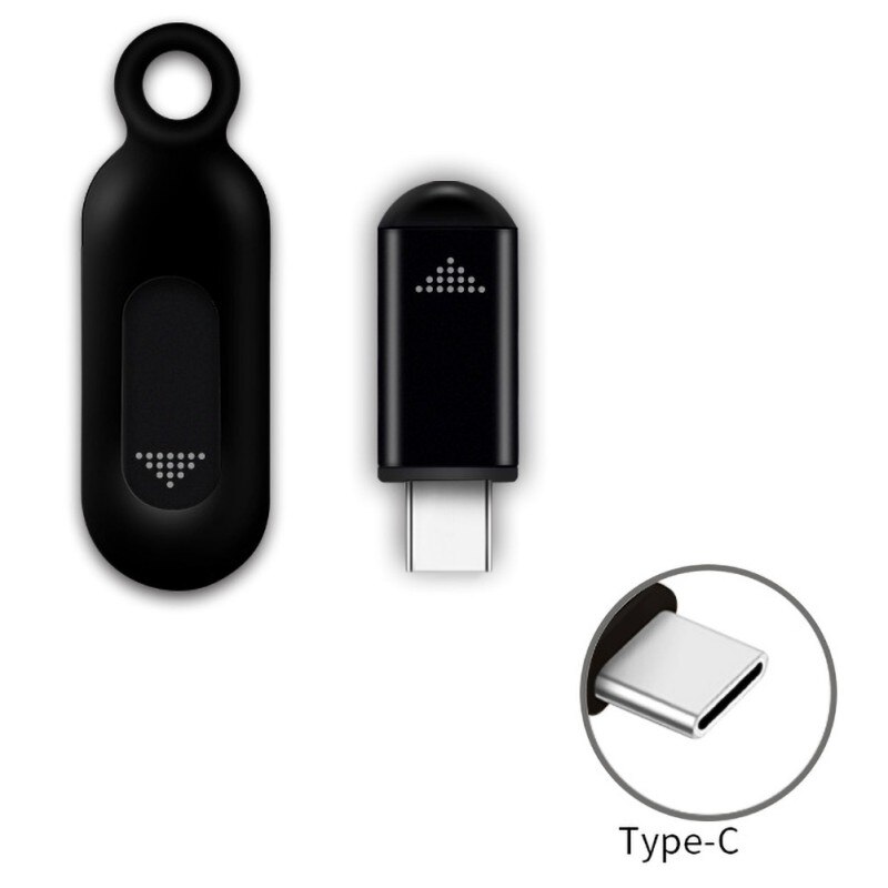 Adaptateur de télécommande infrarouge sans fil d'appareils d'ir de couleurs argentées noires pour le contrôle sans fil Micro d'usb/type-c IR: BLACK FOR TYPE-C