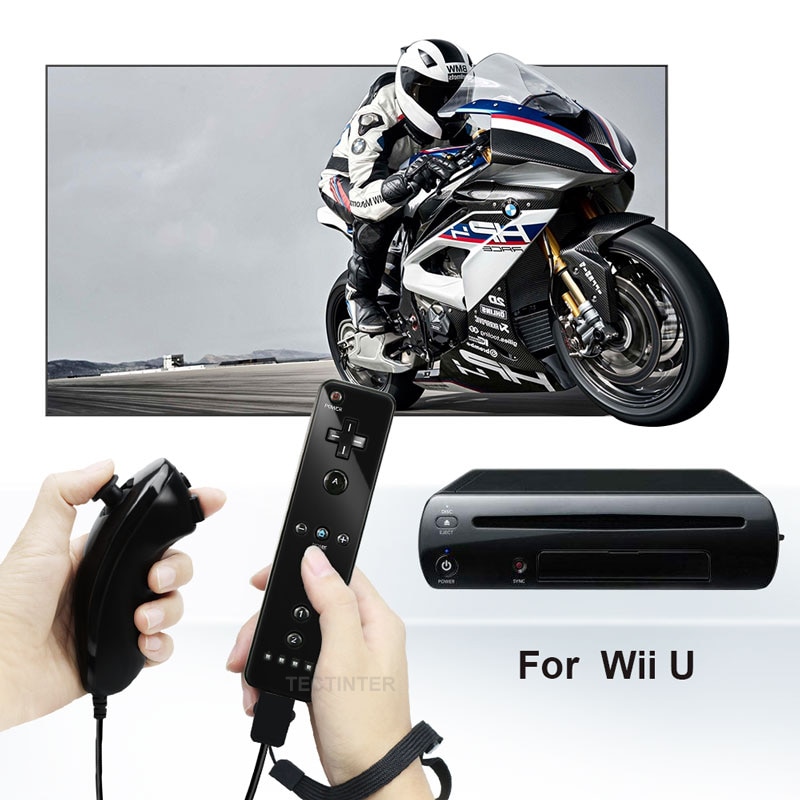 Without Motion Plus Controller For Wii Wireless Games Remote Nunchuck For Wii 2 in 1 Bluetooth Game Controle Silicone Soft Case