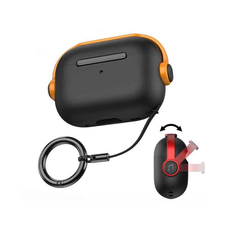 Protective Case For Apple Airpods 1 2 3 Pro 2 air pods Wireless Bluetooth Earphone Cover Sleeve Headphone Bag With Phone Holder