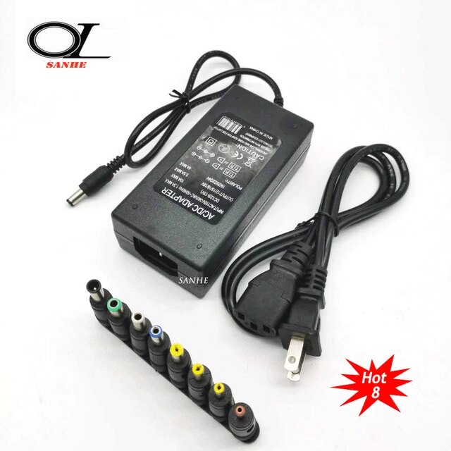 DC 12V/15V/16V/18V/19V/20V/24V 4-5A 96W Laptop AC Universal Power Adapter Charger for ASUS DELL Lenovo Sony Toshiba Laptop: US2