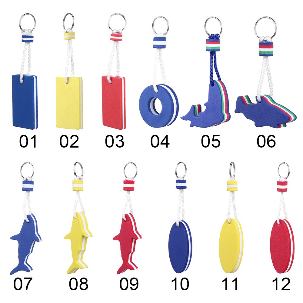 Multi-form Nette Bootfahren Meer Segeln Angeln Schlüsselring Wasser Schwimm Keychain Wasser Sport Schlüssel Anhänger Outdoor Sport Zubehör