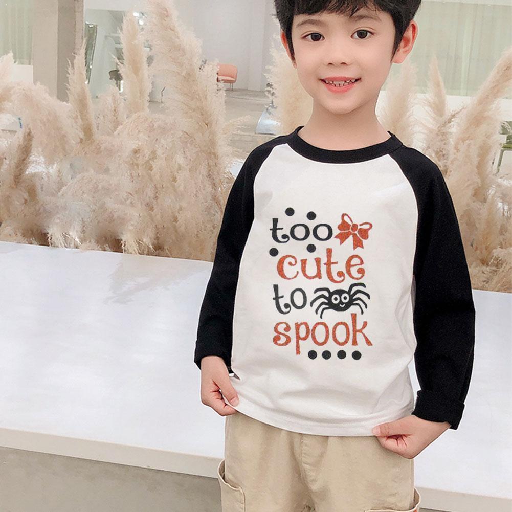 Halloween Kleding Bebes Gedrukt Korte Mouwen T-shirt Baby Verjaardag Baby Voor Kinderen Meisje Sets Jongens Kostuums Party S1H2