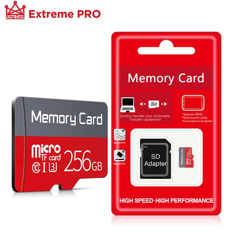 Micro sd kortti 8gb 128gb 64gb sdhc muistikortti nopea 16gb 32gb sdhc flash sd kortti älypuhelimeen + vähittäismyyntipaketti: 256gb