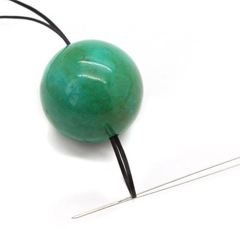 Aguja para abalorios bordada plegable de ojo grande de acero de 9 uds, agujas de costura de hilo de tamaños surtidos, herramienta de joyería