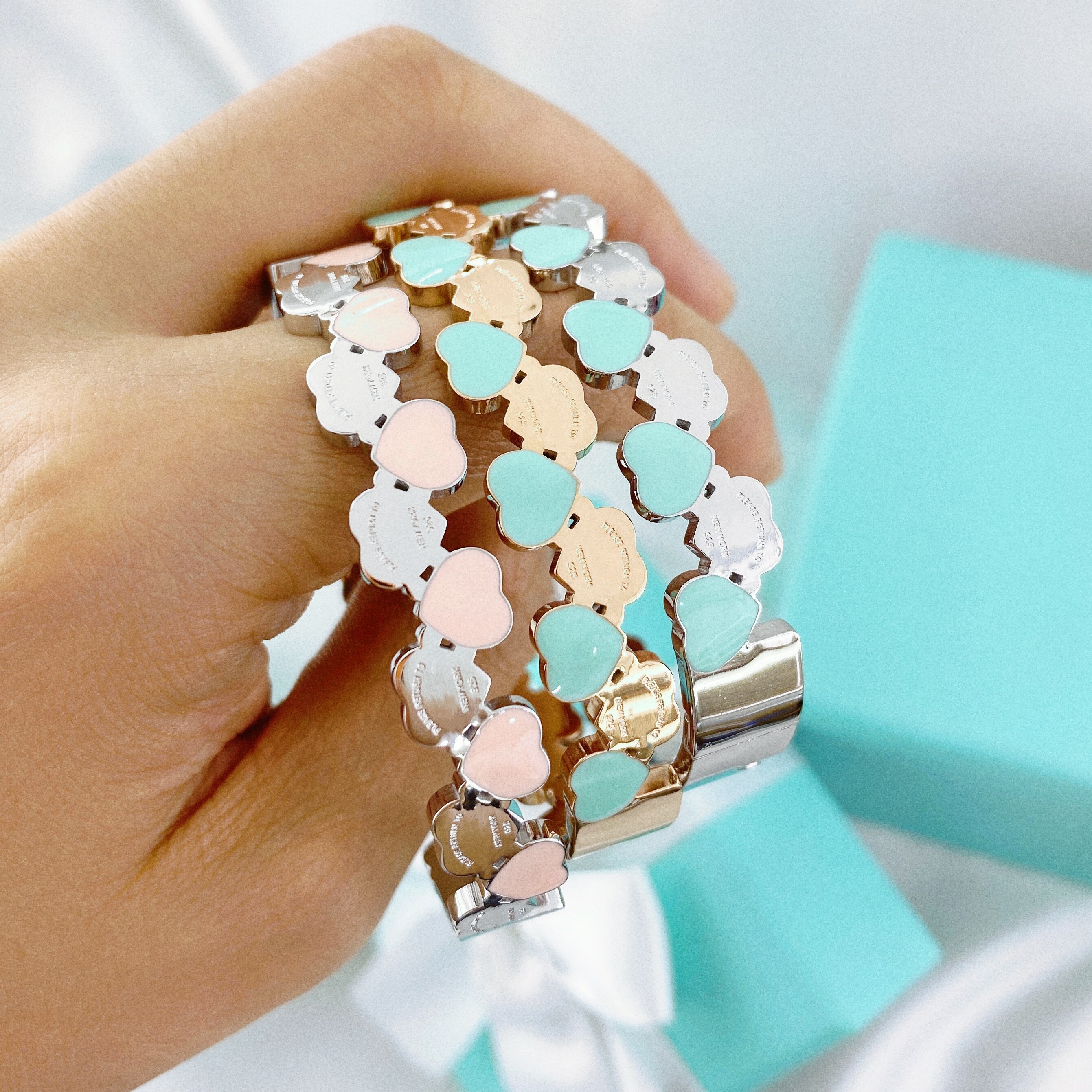 Mode Vrouwen Party Sieraden Minnaar Hart Hanger Roestvrij Stalen Armband Chain Vrouw Armbanden Armbanden