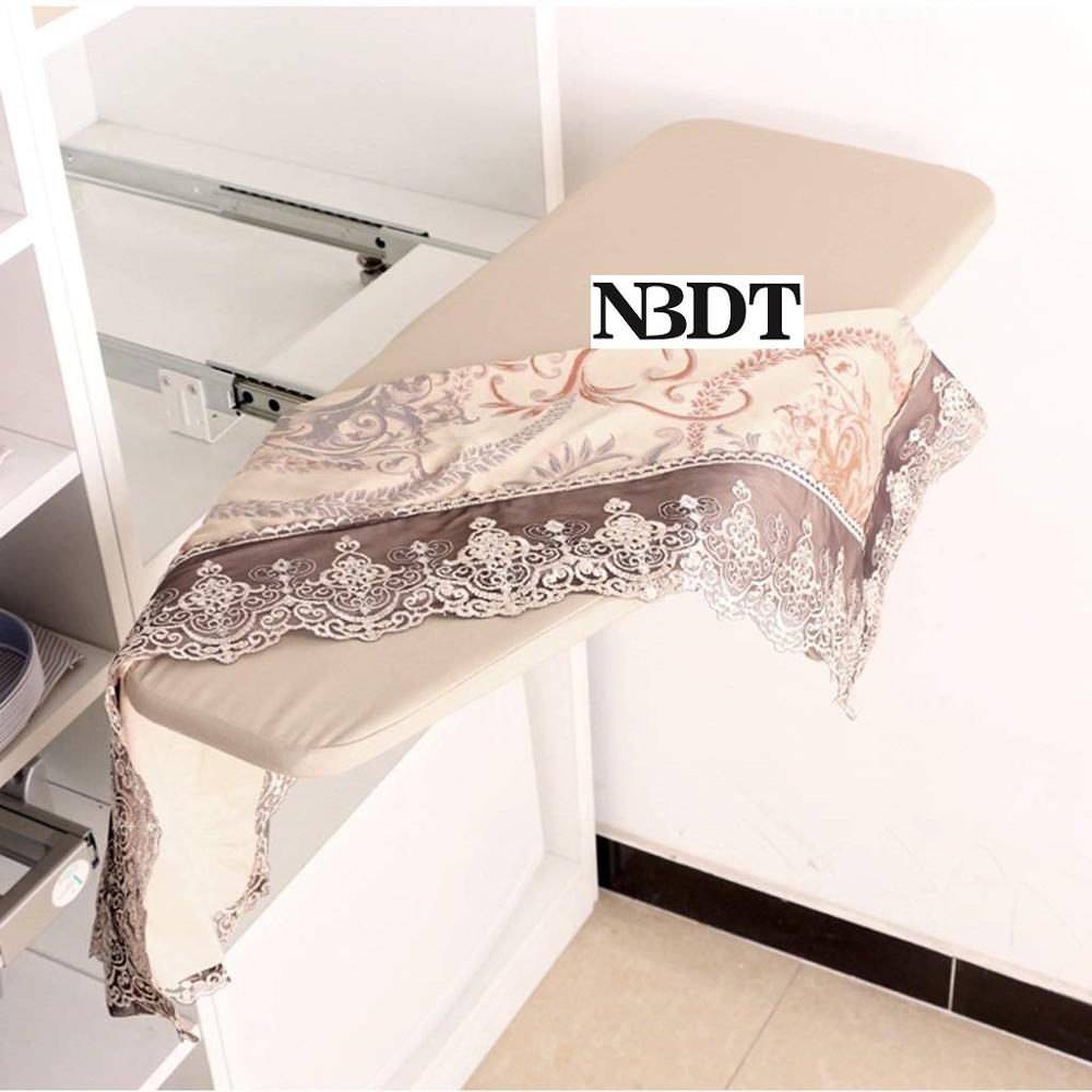 Pull Out Swivel Iron Board Closet Wardrobe Conceal Soft Closing Retractable Folding